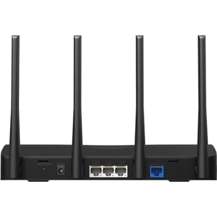Mercusys BE3600 Dual-Band Wi-Fi 7 Router MR27BE, 2880 Mbit/s, 3 Gigabit Ethernet-Ports, Schwarz – Bild 2