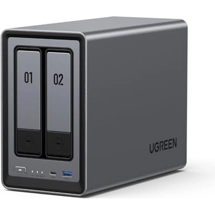 UGREEN NASync DXP2800 2-Bay NAS (Diskless) mit Intel-Prozessor der 12. Generation und 56 TB Datenspeicher – Bild 1