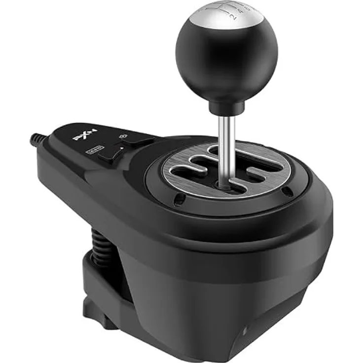 PXN A7 Shifter für Racing Wheel, Joystick mit breiter Kompatibilität für PC, PS3, PS4, Xbox One und Switch, Plug&Play-Technologie und robuster Stahl-Schalthebel