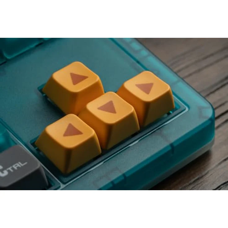 8BitDo Mechanical Keyboard - Clear Blue - Gaming Tastatur mit RGB-Hintergrundbeleuchtung, US International Layout und hot-swappable PCB – Bild 7