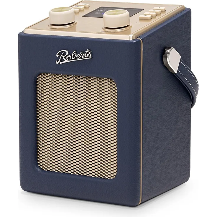 Roberts Revival Mini 2 DAB+ Radio, DAB+, DAB, FM, Bluetooth, tragbares Radio, Blau