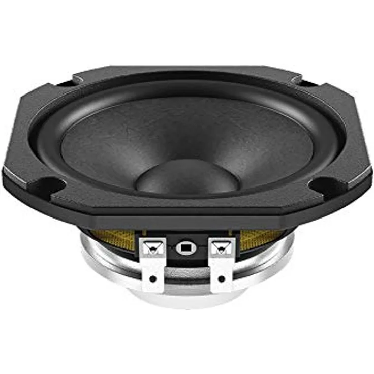 LAVOCE FSN041.00 4" Fullrange Neodymium Magnet Steel Basket Driver, PA-Lautsprecher mit expertischem italienischem Forschungs- und Entwicklungsteam, schwarz