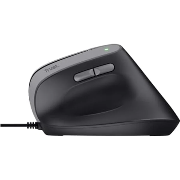 Trust USB-A Ergonomische Maus Mäuse (Ergonomisch, Geräuscharme Tasten, Integriertes Scrollrad) – Bild 4