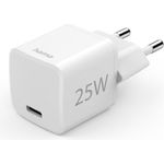 Hama Schnellladegerät Eco, USB-C, Power Delivery (PD)/Qualcomm® 3.0, 25W, Weiß