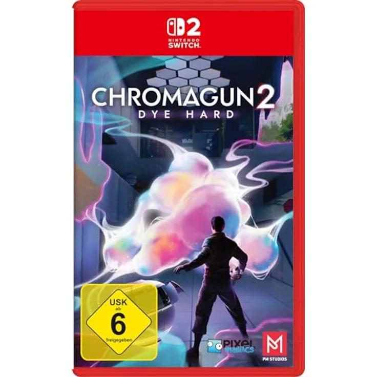PM Studios ChromaGun 2: Dye Hard - Nintendo Switch 2 Spiel mit gedrucktem Handbuch und Original-Soundtrack Gutschein
