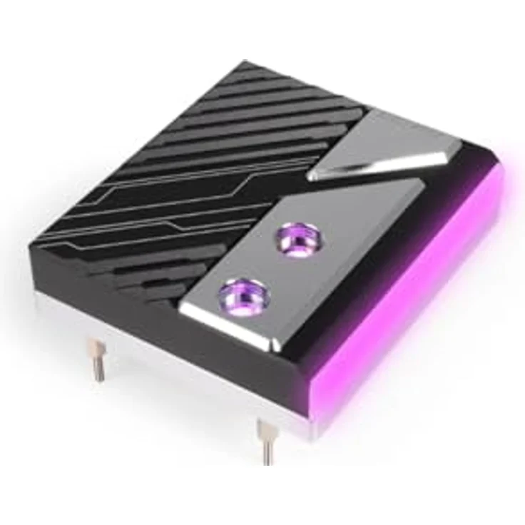 Alphacool WAC Apex 1 CPU Kühler AM5, Hochleistungs CPU Wasserblock mit aRGB-Beleuchtung, Transparent – Bild 3