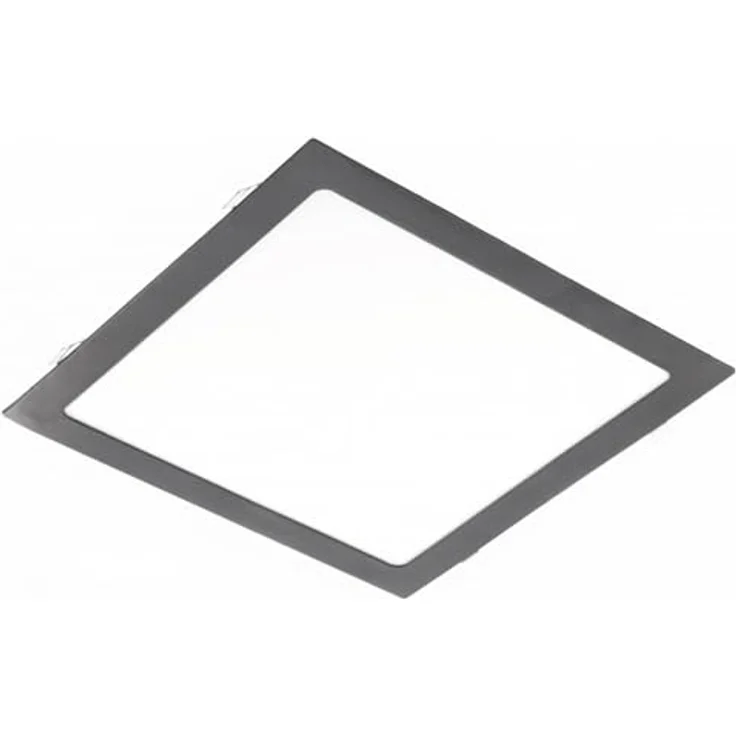 ENERGMiX Eckige LED Einbauleuchte slim Panele in schwarz|300 x 300 x 22mm|2000 Lumen|Neutralweiß (4000 K) – Bild 1