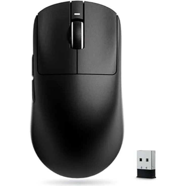 ATK VXE R1 Pro Max Kabellose Gaming-Maus mit PAW3395-Sensor, 500 mAh Akku und leichtem Gehäuse - Schwarz – Bild 1