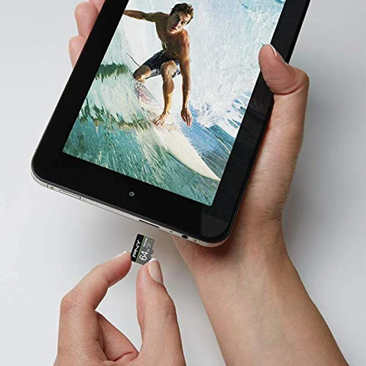 PNY PRO Elite 64GB microSDHC-Speicherkarte + SD-Adapter, 100MB-s Lesegeschwindigkeit, 90MB-s Schreibgeschwindigkeit, Klasse 10 UHS-I, U3, A1 App Performance, V30 für 4K-Video – Bild 4