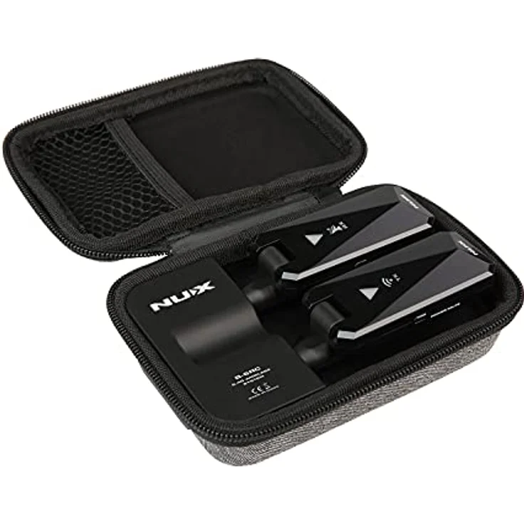 NUX B-5RC Wireless System für Gitarre und Mikrofon, Plug-and-Play, 24-bit/44.1 kHz, anmeldefrei, bis zu 30 Meter Reichweite, inkl. tragbarem Lade-Case – Bild 1