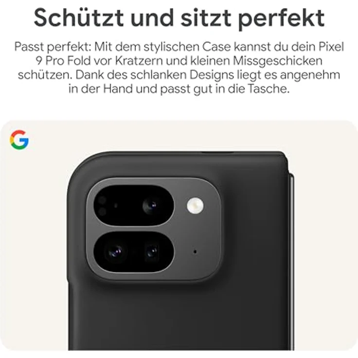 Google Pixel 9 Pro Fold Case – schlanke Schutzhülle für Android-Smartphones – Obsidian - Preisvergleich – Bild 3