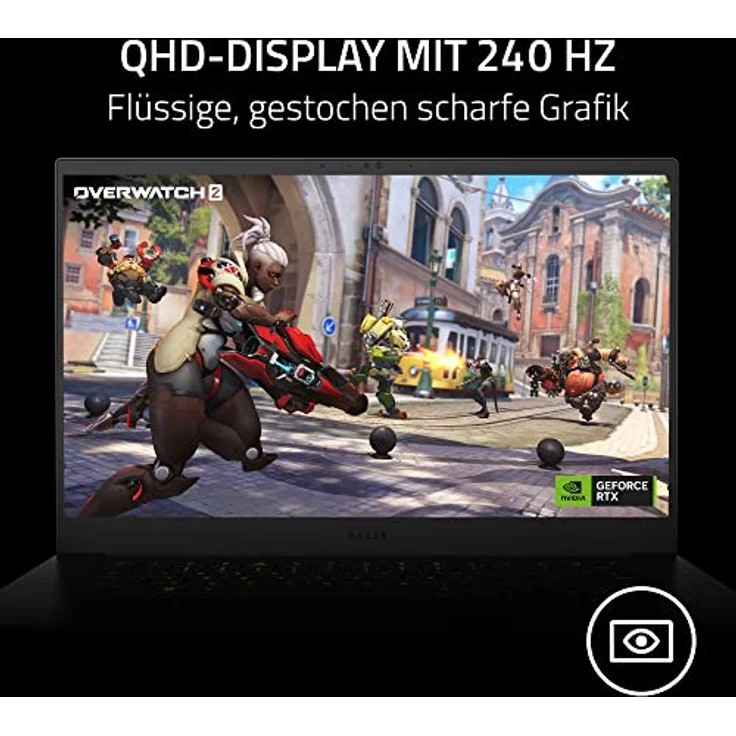 Razer Blade 15-15,6 Zoll Gaming Laptop (NVIDIA Geforce RTX 4070, Intel i7-13800H, QHD 240Hz Display, 16GB DDR5 RAM, 1TB SSD, Alu-Gehäuse) QWERTZ DE-Layout | Schwarz – Bild 5