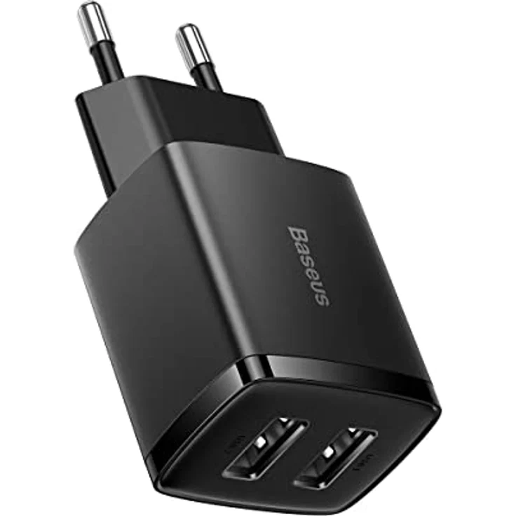 Chargeur+secteur+Baseus+Compact+2x+ports+USB-A+10%2C5W+%28Noir%29 – Bild 4