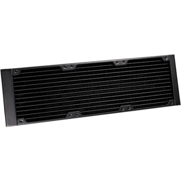 Lian Li Galahad LCD AIO CPU-Kühler, Hochleistungs-ARGB-Lüfter, LCD-Bildschirm, 45-Grad-Anschlüsse, Asetek-Pumpe der 8. Generation, 360mm, Schwarz – Bild 3