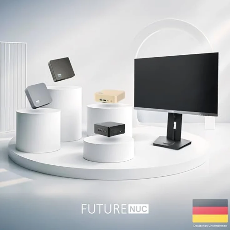 Concept International FUTURENUC AIO 24IN, All-in-One PC mit 24 Zoll FHD Display, Intel Core i3-1220P, 16 GB RAM, 256 GB SSD, Kamera, Schwarz – Bild 7