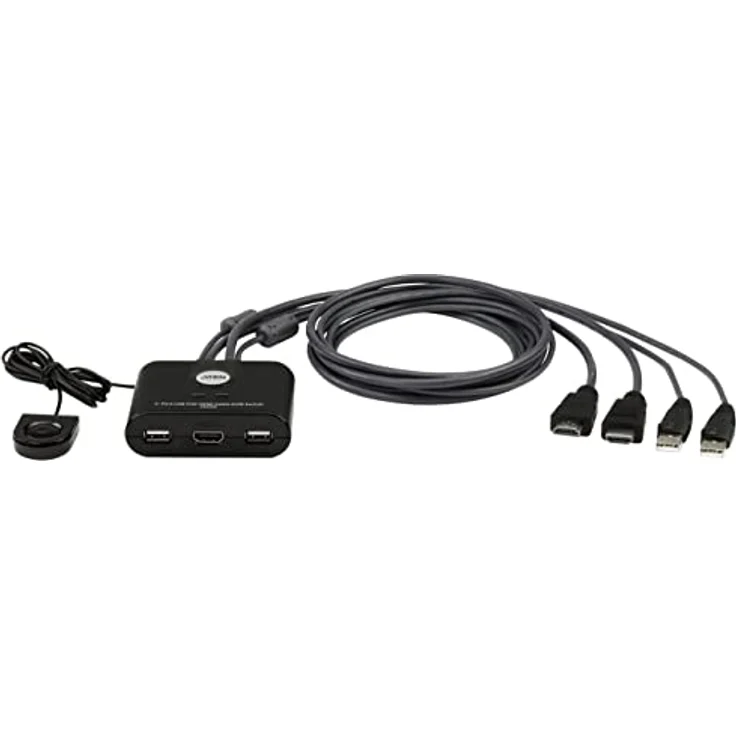 2-Port USB FHD HDMI Cable KVM – Bild 1