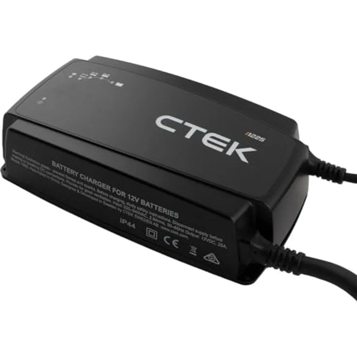 CTEK I1225 EU 40-189 Automatikladegerät 12V 25A, für 40-500 Ah Batterien, mit 7-stufigem Ladezyklus und Temperatursensor – Bild 3