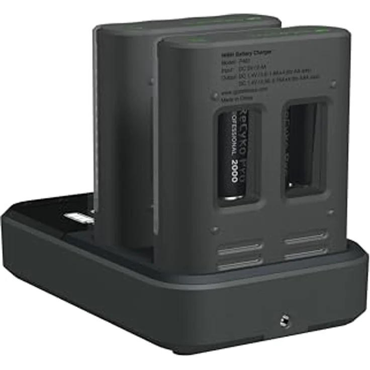 GP 2X ReCyko Pro Charger M461 (USB) mit D861 Ladestation inkl. 8X NiMH PRO AA 2000mAh Akku - Schnellladefunktion, LED-Anzeigen, Umweltschonend - GP – Bild 3