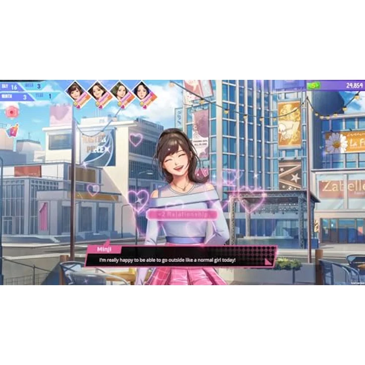 PQube K-Pop Idol Stories, Nintendo Switch Spiel mit originalem K-Pop-Soundtrack und Minispielen zur Idol-Management-Simulation – Bild 3