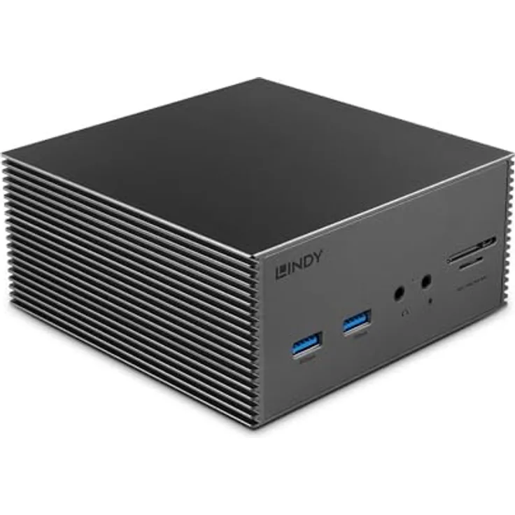 Lindy DST-Pro 101, USB-C Laptop Dockingstation mit 4K-Unterstützung und 100W Netzteil
