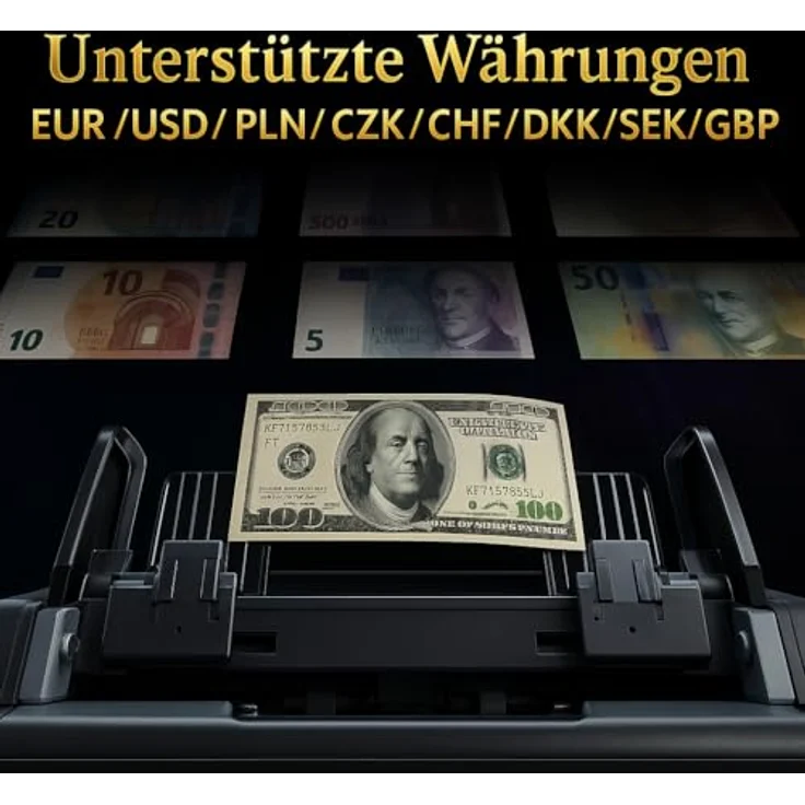 BEITZ BS-9001 Münzzähler & Sortierer für Euro, automatische Geldzählmaschine für Kleingeld, zählt und sortiert nach Münzwert – Bild 4