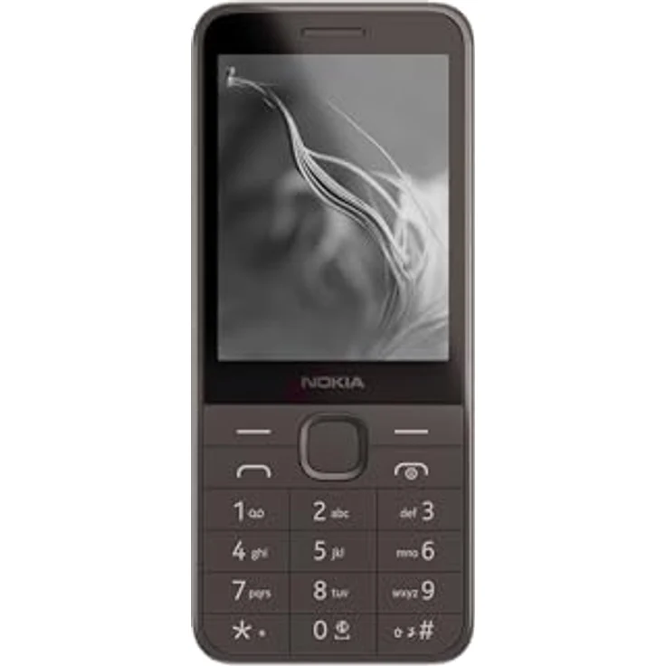 Nokia Mobiltelefon 235 4G (2,4", 128 MB) Black, Zeitloses Design mit Snake, 2-MP-Kamera, USB Typ C-Ladung – Bild 1