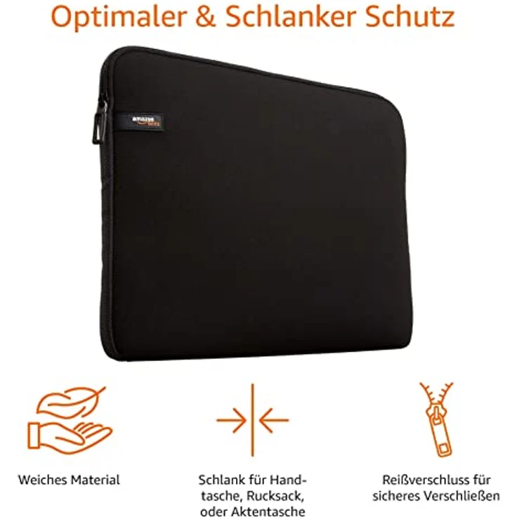 AmazonBasics Laptophülle für 29,5-cm-Laptops (11,6 Zoll, Chromebook, MacBook Air) – Bild 3