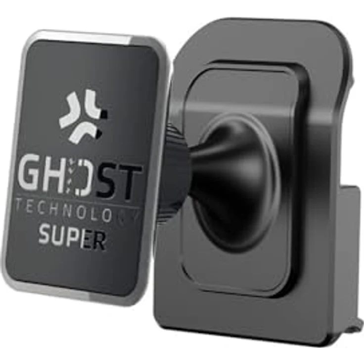 Celly Ghost Super Tesla, Magnetischer Smartphone Halter für Tesla-Fahrzeuge, Schwarz mit 360° drehbarem Arm und verstellbarem Schraubensystem – Bild 2
