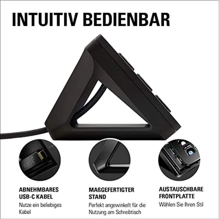 Elgato Stream Deck MK.2 – Studio-Controller, 12GB, 15 Makrotasten, auslösen von Aktion in Apps und Software wie OBS, Twitch, YouTube und anderen, für Mac und PC, Schwarz – Bild 3