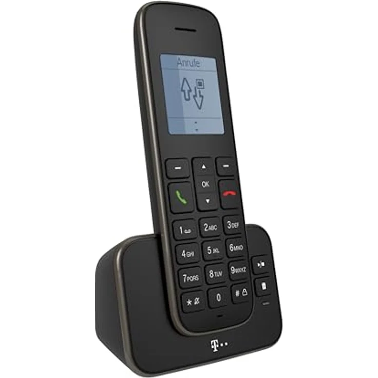 Telekom Sinus A207 Schnurlostelefon (mit Anrufbeantworter) schwarz – Bild 3