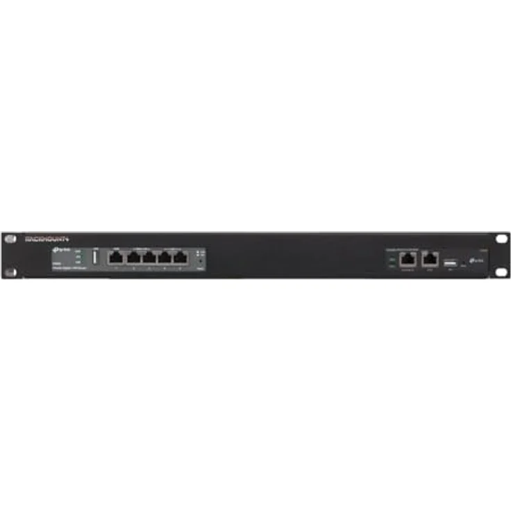 R RACKMOUNT·IT Rackmount Kit für TP-Link ER605 & OC200, Metallausführung für 19-Zoll-Racks, platzsparende Montage – Bild 1