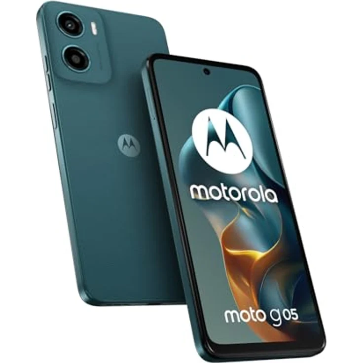 Motorola moto g05, Smartphone mit 50 MP Quad-Pixel Kamera, 128 GB Speicher, 6,67 Zoll Display, 5200 mAh Akku, grün – Bild 1