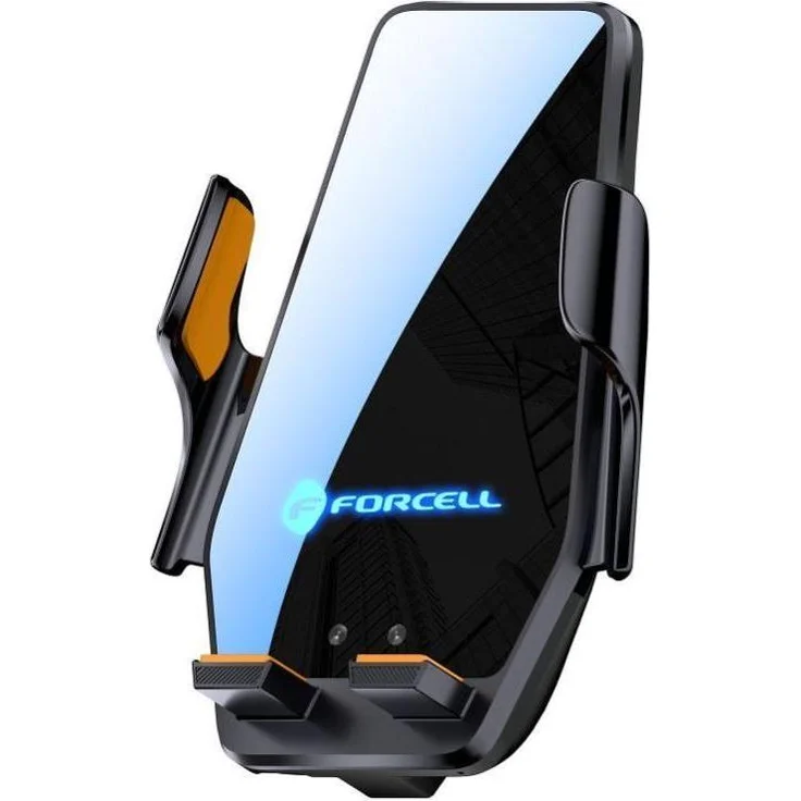 Forcell F-GRIP HS6, Wireless Autotelefonhalterung mit 15W Schnellladefunktion, falt- und abnehmbar, schwarz