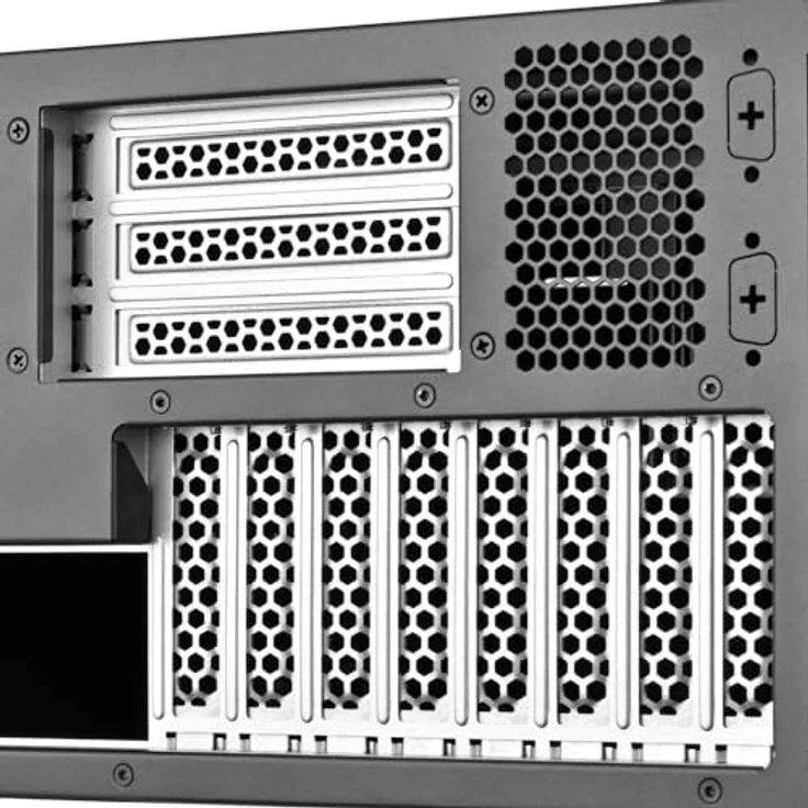 Silverstone RM47-502I Server-Gehäuse, großes Gehäuse mit 11 Erweiterungsslots, kompatibel mit SSI-EEB Mainboards, bis 280 mm Radiator und 148 mm CPU-Kühlerhöhe – Bild 10
