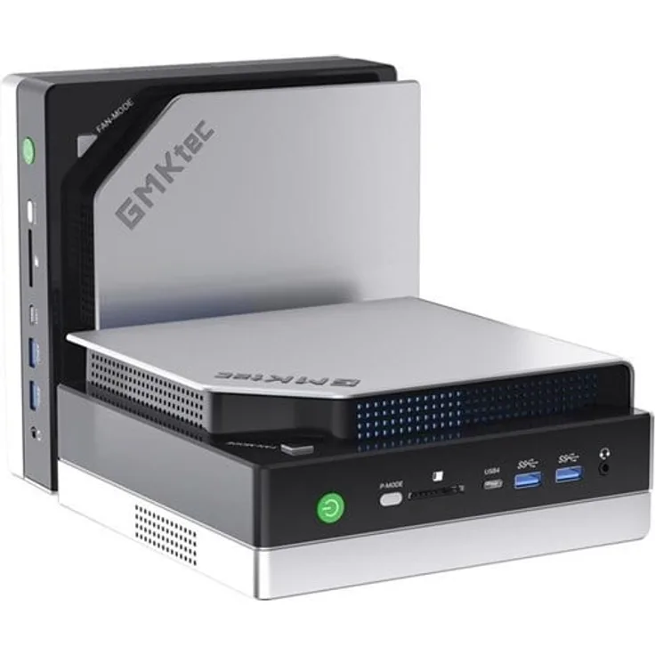 GMKtec EVO-X2 Ryzen AI Max+ 395 Mini PC, 64GB RAM, 1TB SSD, Windows 11 Pro, WiFi 7, Bluetooh 5.4, AMD Radeon 8060S Grafikkarte