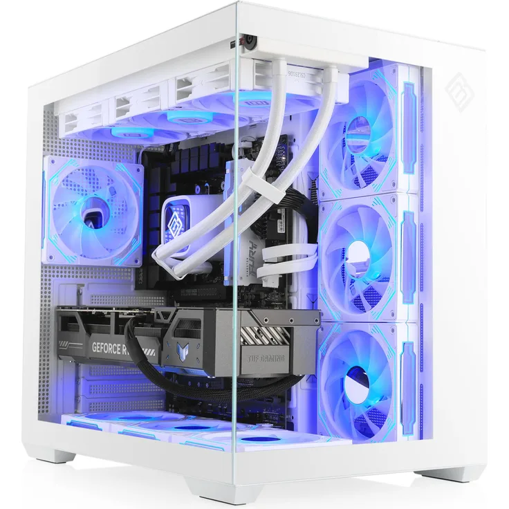 CSL M11900H, Gaming PC mit AMD Ryzen 7 9800X3D, 32 GB RAM, 2 TB SSD und GeForce RTX 5070 Ti, Weiss