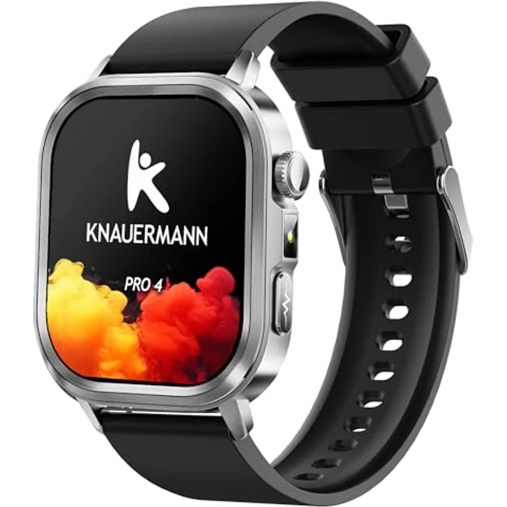 Knauermann PRO 4 (2026), 47 mm Smartwatch mit AMOLED-Display, 75 Sportmodi, Gesundheitsfunktionen und bis zu 30 Tagen Akkulaufzeit – Bild 1