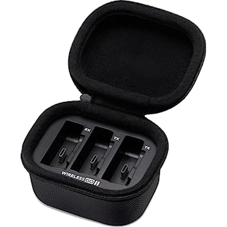 RODE Microphones Mikrofon Wireless GO II Charge Case - Case zum Schutz und Aufladen, schwarz – Bild 2
