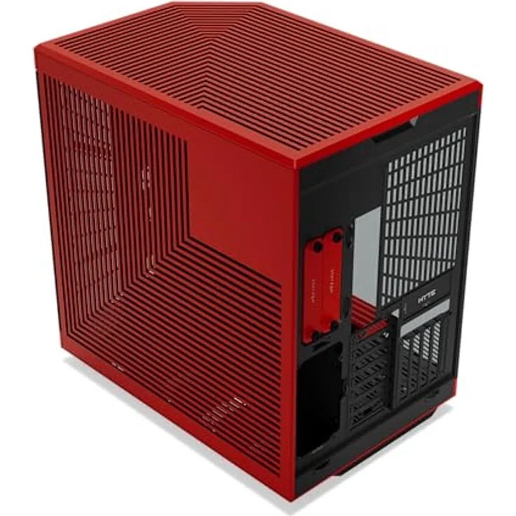 Hyte Y70 Touch Infinite PC-Gehäuse, Midi-Tower, ATX, Tempered Glass - Black Cherry mit verbessertem integriertem 2,5K Display und Touch-Funktion – Bild 4
