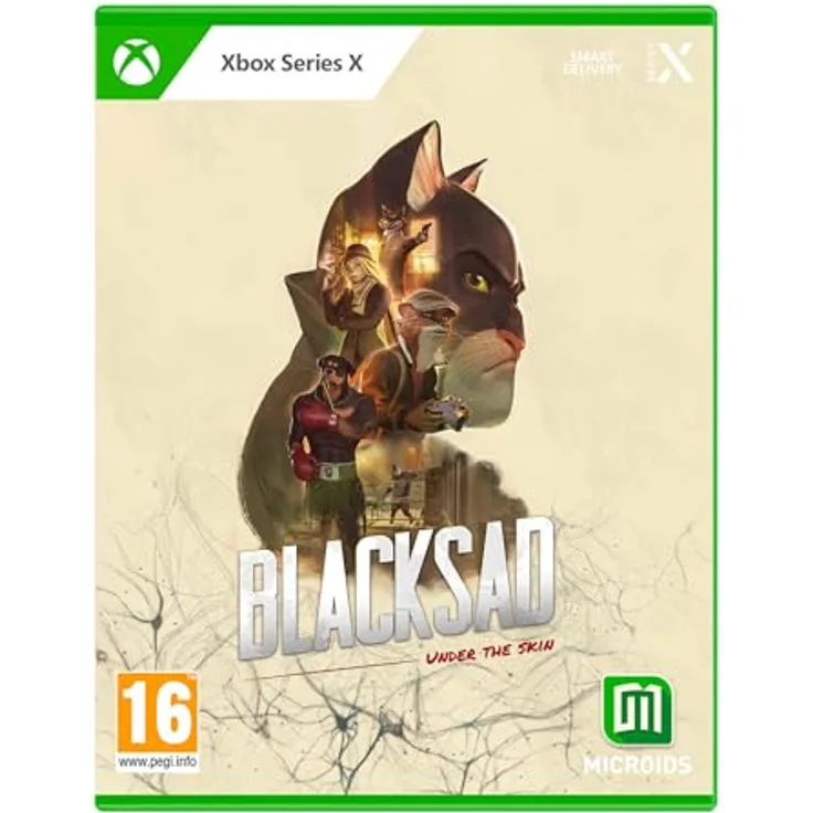MICROÏDS Blacksad: Under The Skin XBOX SERIES, Detektivspiel im Film-Noir-Flair der 50er Jahre