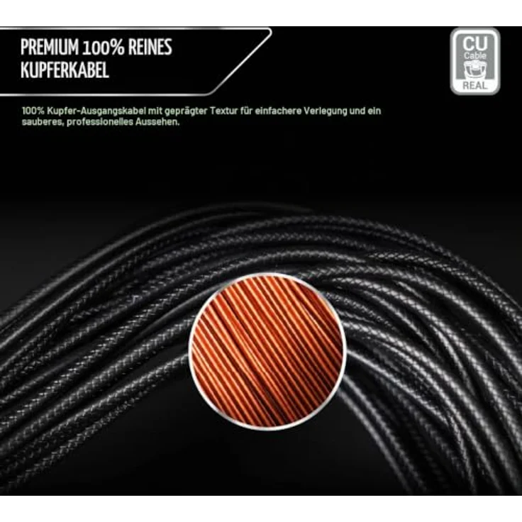 GAMEMAX MAX P750B 750W Netzteil, 80 Plus Bronze zertifiziert, nicht-modular, ATX 3.1, geeignet für RTX 40/50 Serie, 200-240V AC Eingang – Bild 4