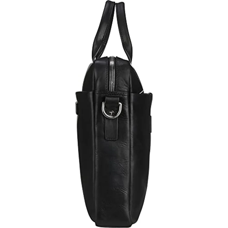 JOOP! Loreto Pandion BriefBag SHZ, edle Aktentasche aus hochwertigem Fettleder für Herren, schwarz, 39 x 8 x 29 cm – Bild 5