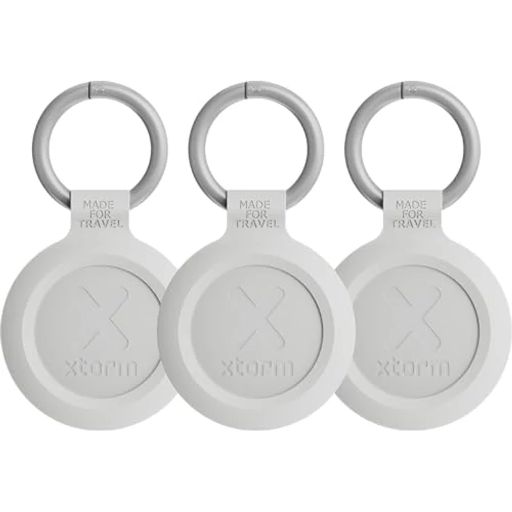 Xtorm TravelTag, 3er Set Tracker mit IP64-Zertifizierung, kompatibel mit iOS, weiss – Bild 1