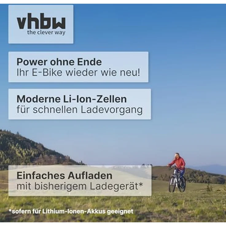 vhbw Akku Ersatz für Prophete SDI-3611C, SDI-3610C, Hochleistungsakku 10,4 Ah, 36 V, Li-Ion, schwarz – Bild 3