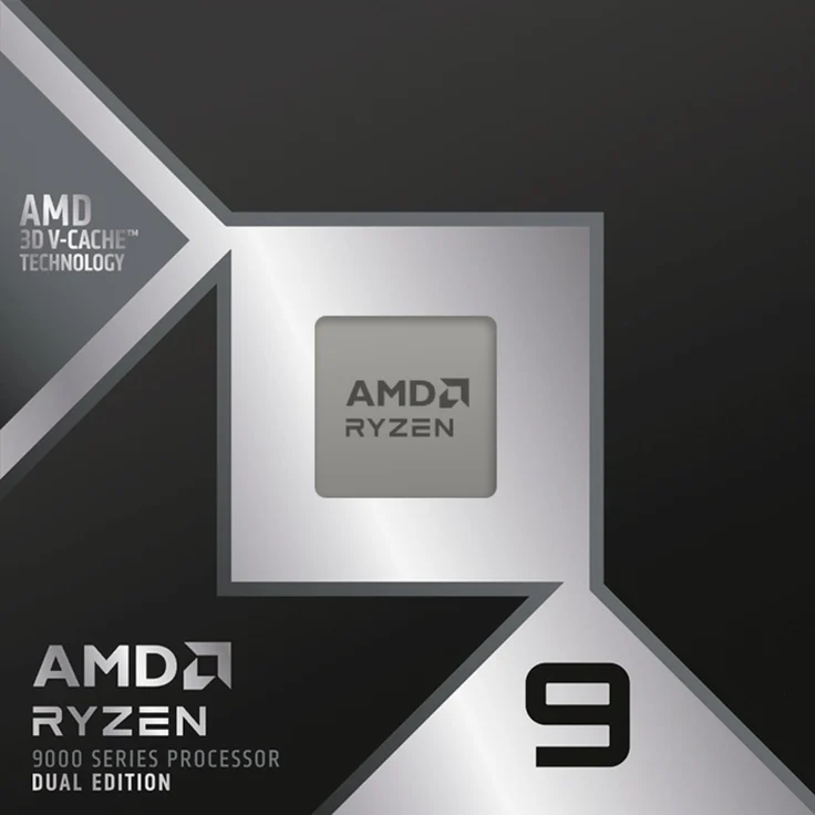 AMD Ryzen™ 9 9950X3D2 Dual Edition, 16-Kern Prozessor mit 5,6 GHz Boost-Takt und 192 MB L3-Cache für Sockel AM5