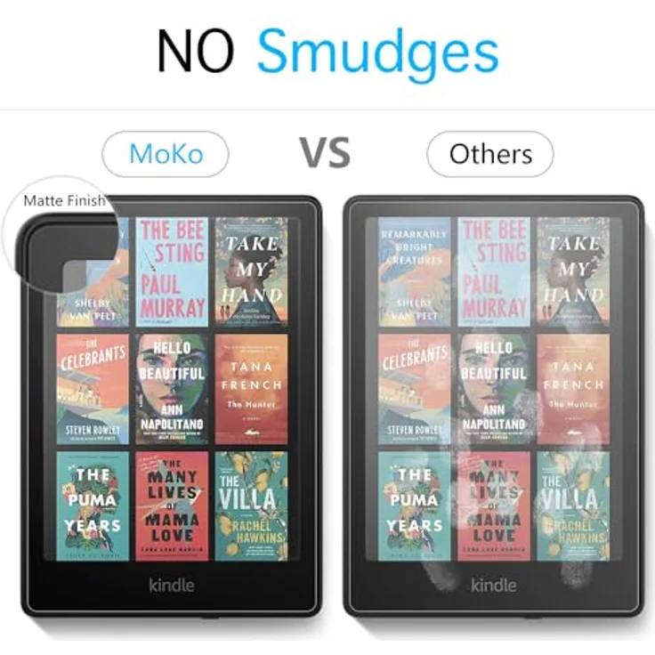 MoKo 3 Stück Blendfreie Displayschutzfolie für Kindle Paperwhite 12. Gen (2025/2026) & Colorsoft (2024), Kratzfest, Anti-Fingerabdruck, Matt, 7 Zoll – Bild 4