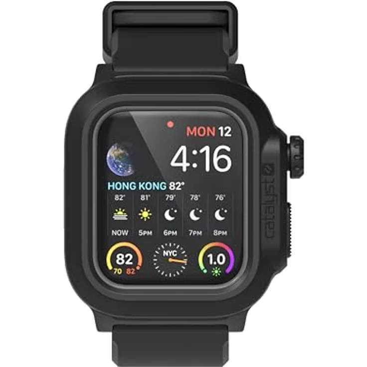 Catalyst wasserdichtes Case für Apple Watch 4, 5, 6 und SE (40mm), robust mit NATO Nylon Band und vollständiger Funktionalität – Bild 2