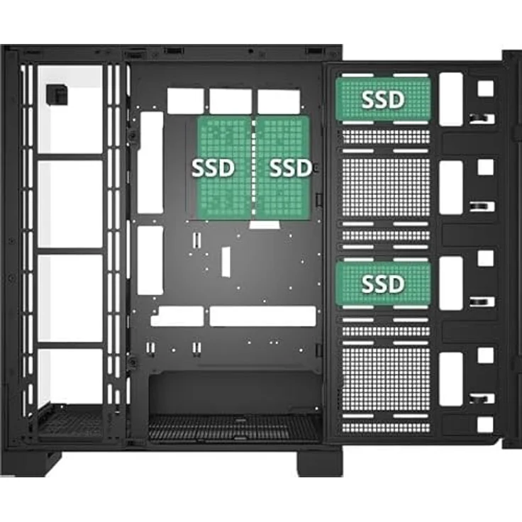 Fortron FSP Geh Ultra U691 BP, E-ATX/ATX/M-ATX/M-ITX PC-Gehäuse, Schwarz – Bild 5