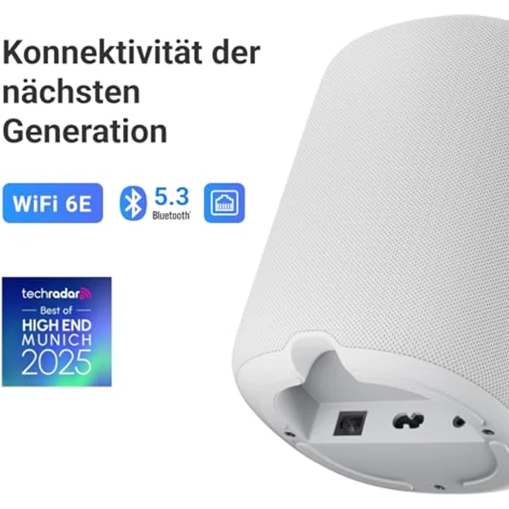 WIIM WiiM Sound, Streaming- & Netzwerkplayer mit 100 W klangstarkem Lautsprecher, weiß – Bild 8