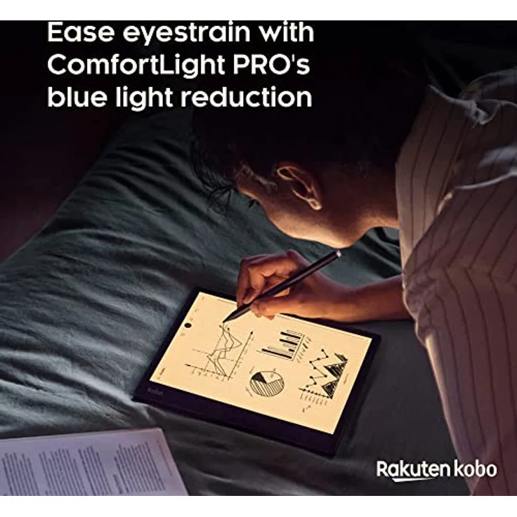 Kobo Elipsa 2E | eReader | 10.3” Glare-Free Touchscreen with ComfortLight PRO | Includes Kobo Stylus 2 | Adjustable Brightness | Wi-Fi | Carta E Ink Technology | 32GB of Storage – Bild 5